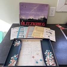 Avalon Hill Blitzkrieg Lightning Warfare Complete Game 1965 RARE picture