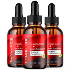 Conolidine Drops - Support for Blood Health and Muscle Comfort (3 Pack) picture
