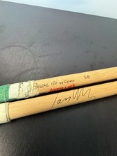 Metallica Lars Ulrich Facsimile Autograph Used Drumsticks 80/90 separate Concert picture