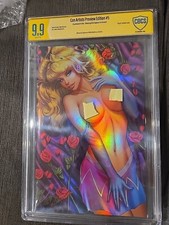 Con Artist Preview 5 Sleeping Allie Topless HoloFoil CBCS 9.9 SS RYAN KINCAID  picture
