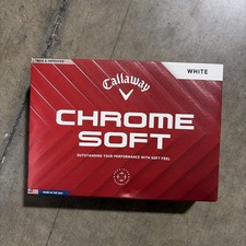 Callaway Chrome Soft Golf Balls - White - 12 Balls picture