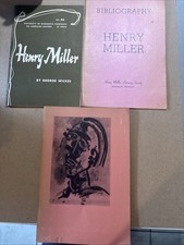 Henry Miller Bibliography, Pamphlets And The Water Limited Edition 1000 picture
