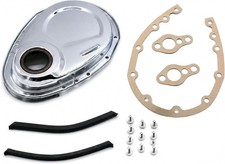 Chrome SB Chevy Timing Chain Cover Kit picture