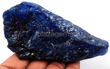 800.10 Ct Natural Blue Sapphire Rough Dyed Color Enhanced Certified Gem