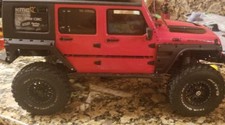 RC jeep wrangler fender armor / fender flares axial scx 10.2 CRC  picture