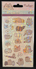 Pusheen the Cat - Stickers - 4 Sheet Pack - 2 Sheets with Halo & 2 Without picture