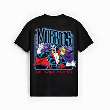 Marvel Monsters Morbius the Living Vampire Retro Halloween T-Shirt picture