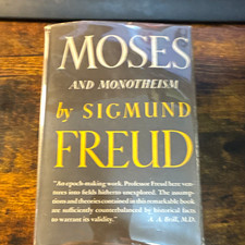 Moses and Monotheism by Sigmund Freud (1949, Hardcover) DJ Alfred A. Knopf picture
