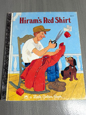 Vintage 1981 Hiram’s Red Shirt Little Golden Book Mabel Watts Aurelius Battaglia picture