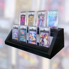 Graded card/toploader display stand 2-tier, Holds Up To 8 Graded Slabs, PSA,CGC. picture