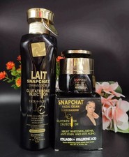 2pc. Lait snaptchat Black Diamond Set. Lotion,  & Face Cream Anti-aging Combo picture