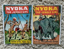 Nyoka The Jungle Girl #17 VG+ 4.5 1948 and #19 1948 4.5 (Nice Copies) Fawcett picture