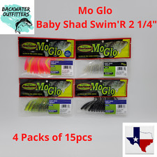 Bobby Garland Crappie Baits Mo Glo Baby Shad Swim'R 2-1/4