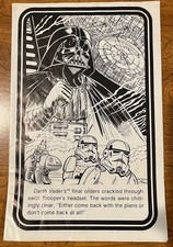 1979 Kenner Star Wars Imperial Troop Transporter Comic Book Darth Vader picture