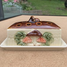Vintage Empress of Haruta 2 Piece Butter Dish Japan RARE picture