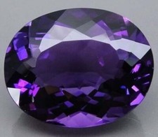 AAA  10.90 Ct Certified Natural Beautiful Amethyst Oval Cut Loose Stone picture