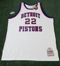 VTG Dave DeBusschere Detroit Pistons 1962-63 Authentic Mitchell & Ness Jersey 54 picture