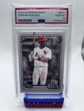 2020 Bowman Draft Jordan Walker 1st Prospect #BD-57 PSA 10 Cardinals GEM MINT picture