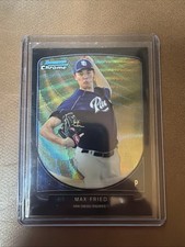 2013 Bowman Chrome Draft Picks & Prospects Max Fried #TP-14 Black Wave Refractor picture