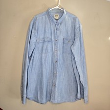 Orton Brothers Chambray Long Sleeve Men's 3XL - XXXL - Stains picture