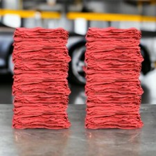 1000 Pcs Red Shop Towels Jumbo 15x15 Cleaning Rags, A-Grade &  picture