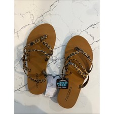 Volcom Women's Leopard-Print Easy Breezy slip on sandals picture