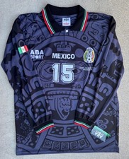 ABA Sport Mexico Black Jersey L/S 1998 reissued Size L picture