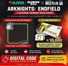 Arknights Endfield 7-Eleven Taiwan Collab Code | Global Redeem ⚡️FAST DELIVERY picture