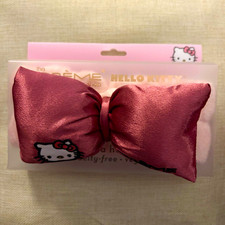 The Crème Shop x Hello Kitty Plush Spa Headband Pink Satin Bow NIB Sanrio picture
