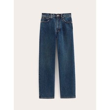 Everlane Womens Way-High Jean 27R Straight Leg Organic Cotton Denim Blue Preppy picture