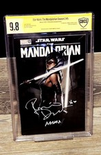 MANDALORIAN SEASON 2 #5 CBCS 9.8 SS Signed Rosario Dawson Ahsoka Variant Granov picture