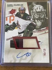 2022-23 SPx Auto Karel Vejmelka #49 Patch Auto /15 SSP picture