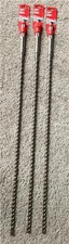 (3) Milwaukee 48-20-3922 SDS Max 4-Cutter Carbide Bits 5/8