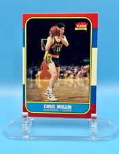 Fleer 1986-87 Chris Mullin Golden State Warriors #77 Rookie Base Set Card picture