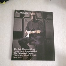 Eric Clapton -Bonhams -03/09/11Auction Catalog -FREE SHIPPING INCLUDED  picture