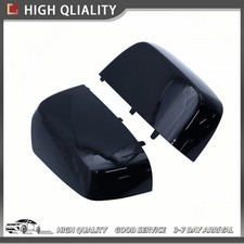 Pair Gloss Black Side Wind Mirror Cover Caps For 2015 - 2021 COLORAD CANYON picture