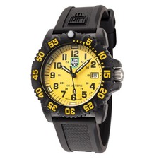 Luminox Men's Sea Lion X2.2075 Black/Yellow Dial Polyurethane Watch picture