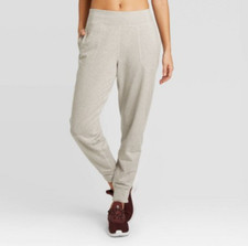 Women's Brushed Jersey Jogger Pants -JoyLab -Heather Gray -Various Sizes -S719+ picture