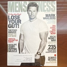 Men's Fitness Magazine Illustrated Jul-Aug 2015 Mark Wahlberg Cover Fitness picture