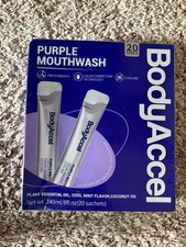 New BodyAccel Purple Mouthwash 1 pack (20 sachets) picture