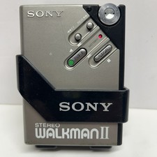 SONY Walkman WM-2 Cassette Player With Belt Clip Case *New Belt* *Works* picture