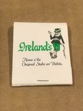Vintage New/Unstruck Ireland's Restaurant - Matchbook, Matchcover picture