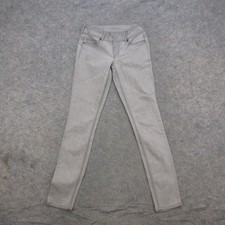 Maurices Women's Gray Jeans S-R Small Regular Stretch Skinny Denim picture