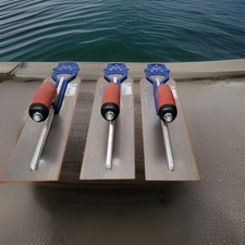 3 MARSHALLTOWN FINISHING TROWELS  MXS66RED , 16 x 4 SPRING STEEL   picture