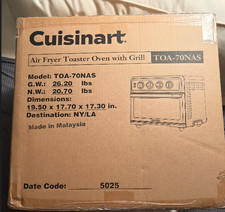 New Cuisinart TOA-70 1800W 18qt Airfryer Toaster Oven w/ Grill - Stainless Steel picture