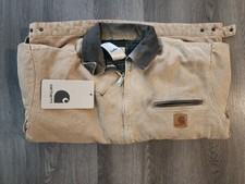 NEW Vintage Carhartt J97 Detroit Jacket Camel Brown Sandstone Blanket Lined XL picture