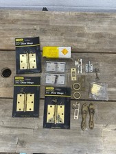 Vintage Hardware Lot Stanley Solid Brass 3.5