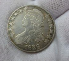 1828 (Curl Base, No Knob 2) Bust Half Dollar (Set Break) picture