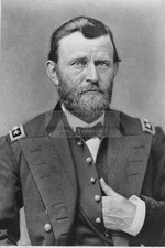 GENERAL ULYSSES S GRANT CIVIL WAR UNION ARMY PORTRAIT 1860S 4X6 POSTCARD PHOTO picture