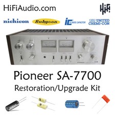 Pioneer SA-7700 rebuild restoration recap upgrade kit repair capacitor picture
